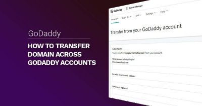 How to transfer domain across GoDaddy accounts post image