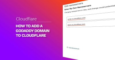 How to Add a Godaddy Domain to Cloudflare post image