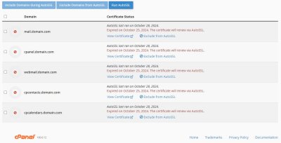 Sectigo SSL not renewing on cPanel / WHM post image