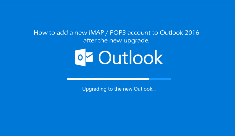 imap account settings for outlook 2016 gmail