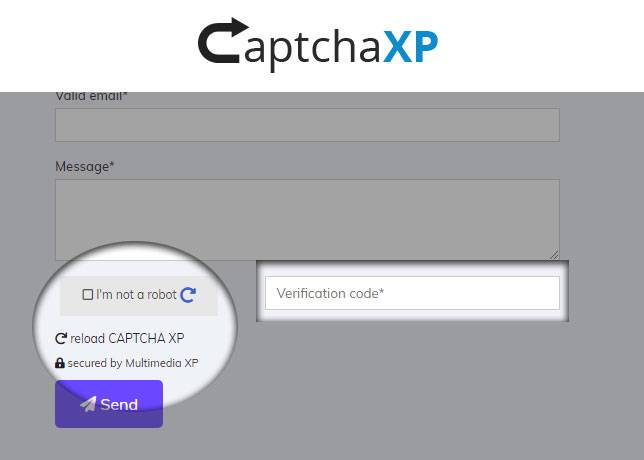 Captcha XP protects your web applications from fraud and abuse